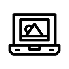 picture icon or logo isolated sign symbol vector illustration - high quality black style vector icons
