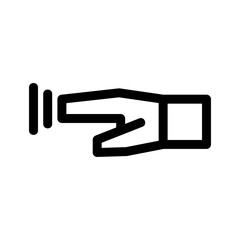 pointing icon or logo isolated sign symbol vector illustration - high quality black style vector icons
