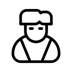 student icon or logo isolated sign symbol vector illustration - high-quality black style vector icons
