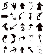 やじるしのアイコンのセット7