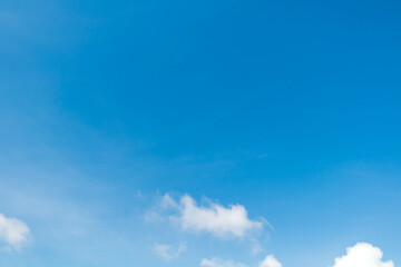 Blue sky background with white clouds. Nature cloud blue sky background.