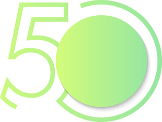 Infographic design UI template colorful gradient number labels and icons