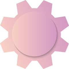 Infographic design UI template colorful gradient labels and icons