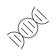 Fototapeta premium DNA, human dna icon