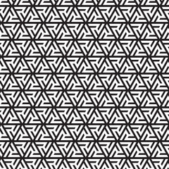 Seamless abstract geometric triangular weave pattern