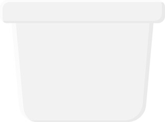 white pot blank plant icon