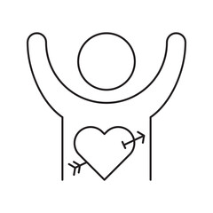 love and relation icon