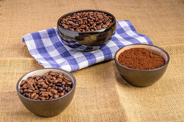 coffee beans in a bowl