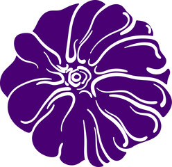 Figs fruit. Vector monochrome shape. Fresh food, juicy pulp. Art illustration. Summer natural sweet jam