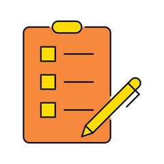 Note, pen, Note pen icon