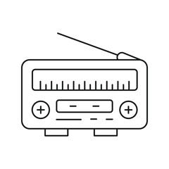 radio, old radio , radio icon