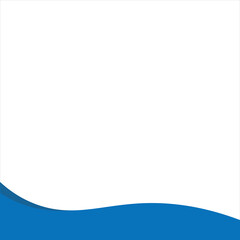 Obraz premium Wavy Business Border