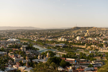 Fototapeta premium city aerial view