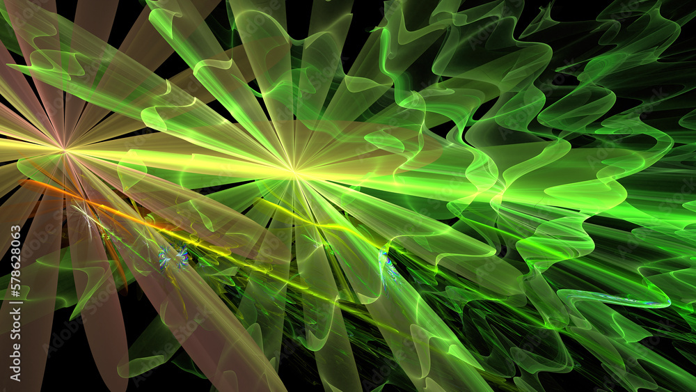 Aufkleber digital fractal art computer generated 3d rendered graphics, abstract shapes and forms, beautiful fr