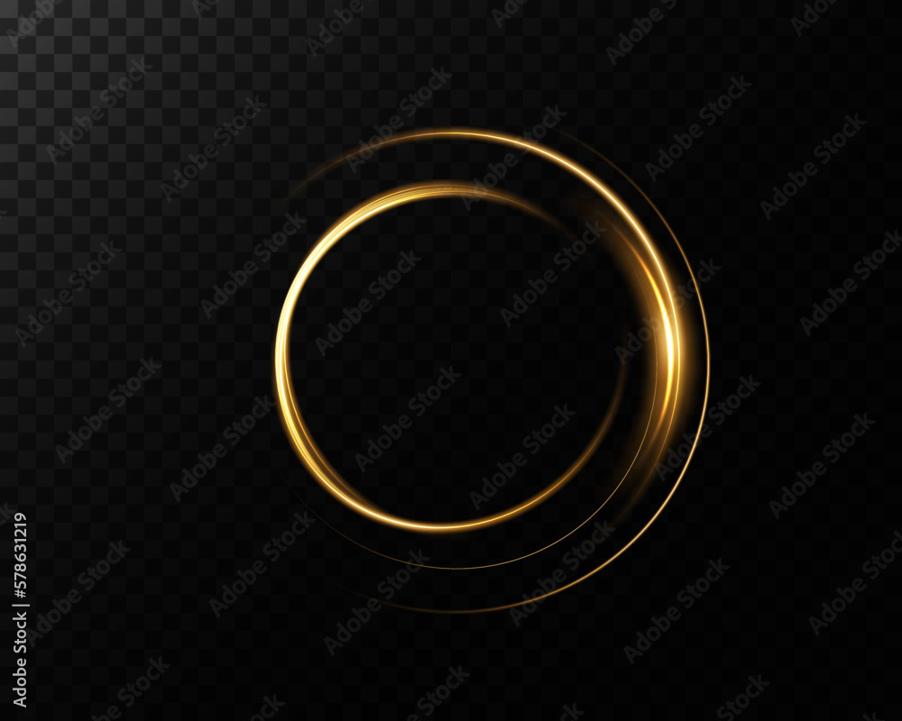 Poster portal and frame, abstract light lines of movement and speed. light ellipse. glitter galaxy. glowing