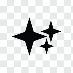 stars and stripes background and A black and white icon of three stars with one in the middle. light stars in png design in  vector 