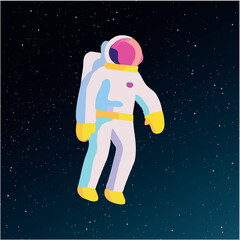 astronaut in space