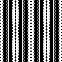  Seamless pattern with  abstract shapes. Black and white geometric  wallpaper. Repeating pattern for decor, textile and fabric.Abstraction art.