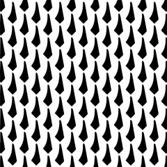 Seamless pattern with  abstract shapes. Black and white geometric  wallpaper. Repeating pattern for decor, textile and fabric.Abstraction art.