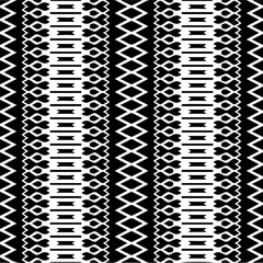  Seamless pattern with  abstract shapes. Black and white geometric  wallpaper. Repeating pattern for decor, textile and fabric.Abstraction art.