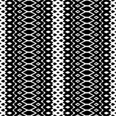  Seamless pattern with  abstract shapes. Black and white geometric  wallpaper. Repeating pattern for decor, textile and fabric.Abstraction art.