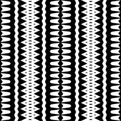  Seamless pattern with  abstract shapes. Black and white geometric  wallpaper. Repeating pattern for decor, textile and fabric.Abstraction art.