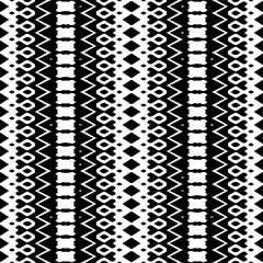  Seamless pattern with  abstract shapes. Black and white geometric  wallpaper. Repeating pattern for decor, textile and fabric.Abstraction art.