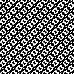  Seamless pattern with  abstract shapes. Black and white geometric  wallpaper. Repeating pattern for decor, textile and fabric.Abstraction art.