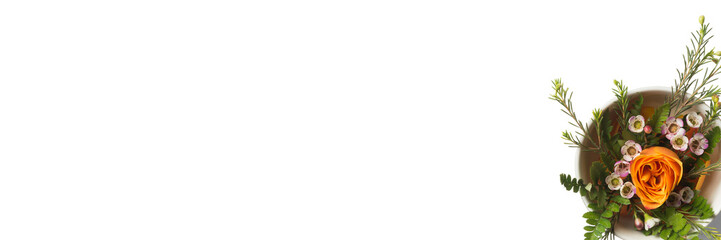 Blumenstrauß / Banner / Textfreiraum