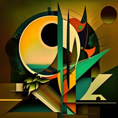An abstract illustration inspired by Retro art - Artwork 50