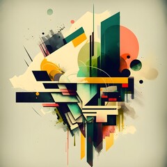 An abstract illustration inspired by Retro art - Artwork 3