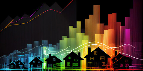 house prices business digital charts