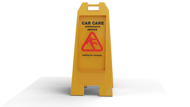 Sign yellow showing warning of caution wet floor wet floor sign on factory of falling person Caution wet floor Sign showing warning of wet floor