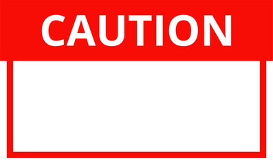 Attention, danger or caution sign. Various white and red warning signs with diagonal lines stripes. Danger zone background. Vector