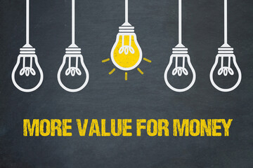 More Value for Money	 - obrazy, fototapety, plakaty
