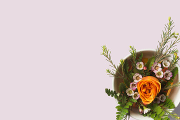 Blumenstrauß / Textfreiraum / Banner