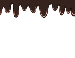 melted chocolate dripping