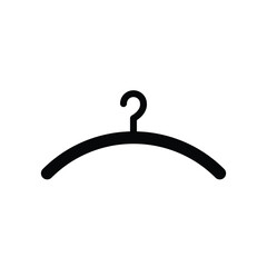 black hanger,flat icon, vector, template, design