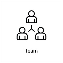 Team icon vector stock