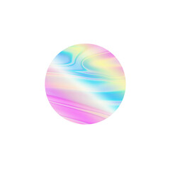 Obraz premium Iridescent holographic sticker