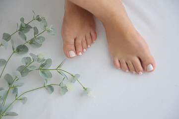pedicuro, cuidado com os pés e unhas em spa 