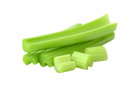 celery sticks isolated on transparent png