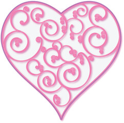 Heart of pink hearts - 578659027