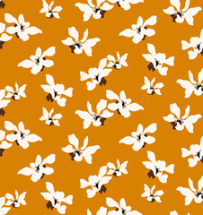 Seamless flower pattern, floral print.