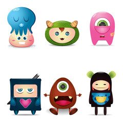 Doodle Cute Monsters Collection