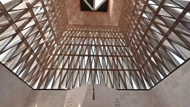 Inside view of the synagogue of the Abrahamic Family House in AbuDhabi