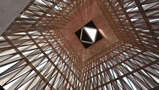 Inside view of the synagogue of the Abrahamic Family House in AbuDhabi