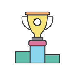 Competition icon vector stock