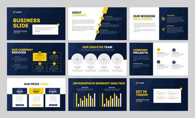 Creative business PowerPoint presentation slides template.