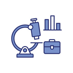 Obraz premium Market Research icon vector stock
